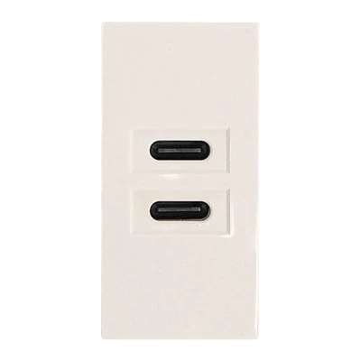 Încărcător dublu USB C de 10,5 W